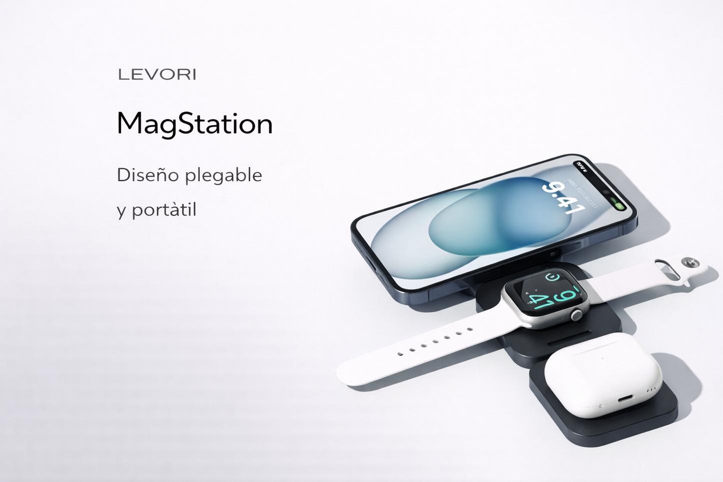 MagStation - Estacion de Carga 3en1